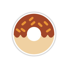 Donut sticker