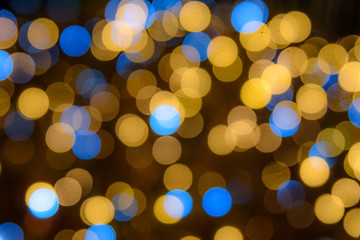 Blurred Christmas light decoration