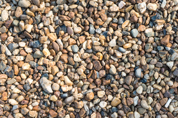 The colorful of stone rock for background texture