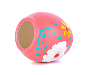 Ceramic Jar on white background