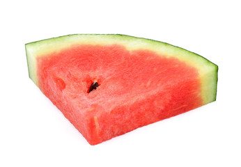 Slice watermelon isolated on white background