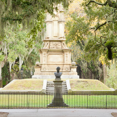 War memorial Forsyth Park Savannah Georgia GA US