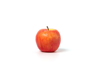 red apple isolated on white background