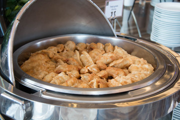 Fried Dumplings Chinese Style Cuisine