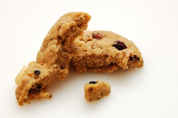 割れたクッキー.