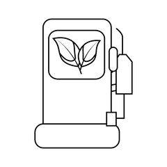 station service ecology symbol vector illustration design