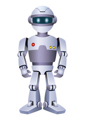 ロボット、ロボットイラスト、AIロボット、ロボキャラ