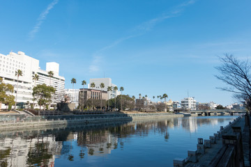 徳島市新町川　藍場浜公園