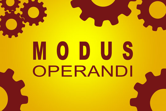 Modus Operandi concept