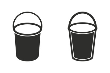 Bucket - vector icon.