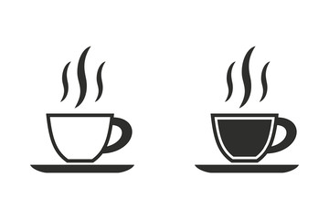 Coffee cup - vector icon.