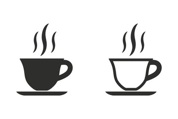 Coffee cup - vector icon.