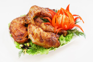 grilled chicken legs