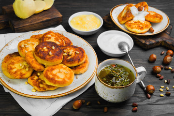 Cottage cheese pancakes