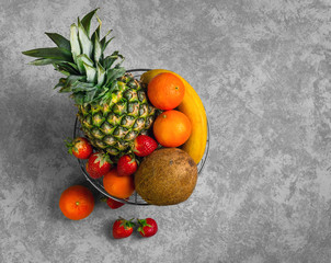 Exotic tropical fruit