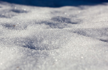 Obraz premium Snow and ice texture background