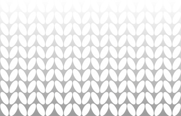White background knitted texture vector