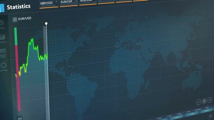 Euro abruptly falling compared to U.S. dollar, European Union unstable economy. Electronic chart with European Union currency fluctuations after the Brexit vote