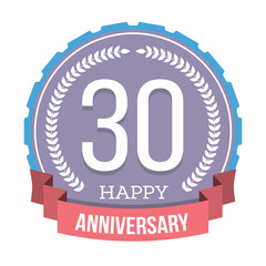 30 Years Anniversary Emblem
