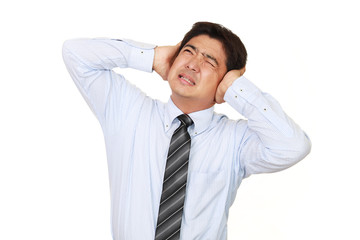 疲れたビジネスマン
