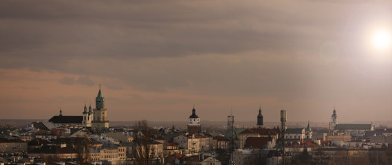 Panorama of old town in City of Lublin, Poland   © wip-studio