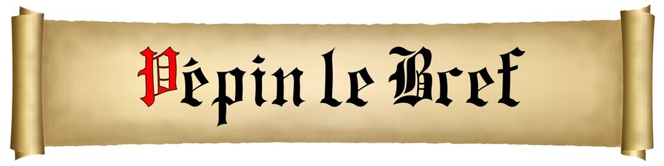 Parchemin. Histoire. Pépin le Bref 