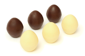 chocolate candy isolated on white