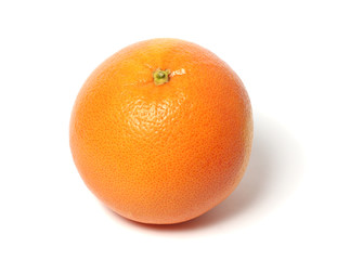 Slices grapefruit isolated on white background