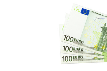 heap of 100 euro bank notes