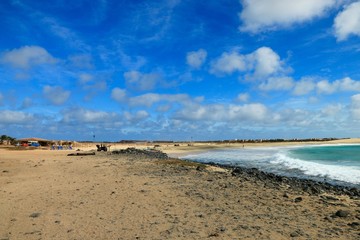   beach Santa Maria, Sal Island , CAPE VERDE













