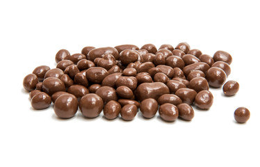 Chocolate balls filled with hazelnuts