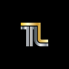 Initial Letter TL Linked Design Logo