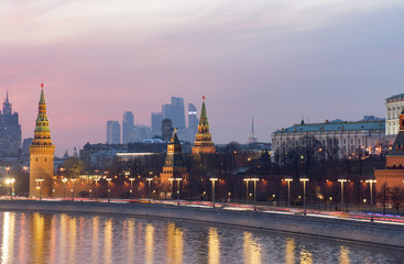 An amazing sunset over Moscow, Russia © Savvapanf Photo ©