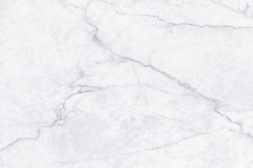 White marble texture with natural pattern for background or design art work.