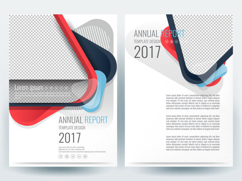 Abstract vector modern flyers brochure / annual report /design templates / stationery with white background in size a4