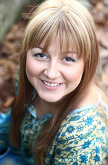 Naklejka premium woman portrait
