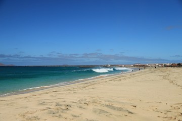   beach Santa Maria, Sal Island , CAPE VERDE









