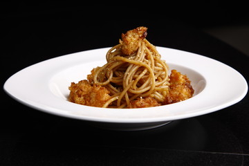 Meatballs and spaghetti