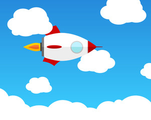 Rakete Flug