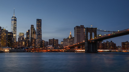 Fototapeta na wymiar Manhattan from Brooklyn