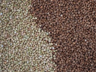 Buckwheat Grains Mix Top View