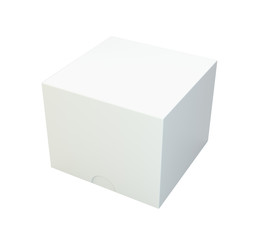 Empty package isolated on white background. 3d rendering