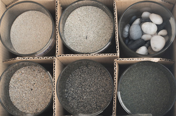 Traveler's Collection of Sand from Different Seas and Continents