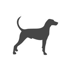 Dog icon flat - Illustration