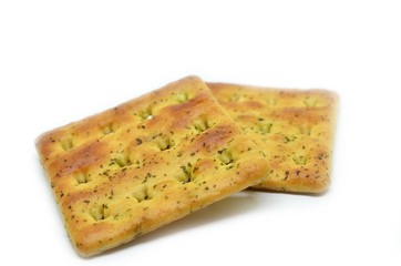 Salty crackers stack