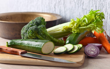 Close-up of raw vegetables