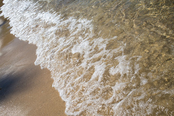 Sea wave & Sand  beach Background