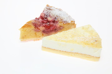 チーズケーキとタルト