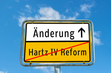 Änderung/Hartz IV Reform