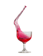 splash in a wineglass